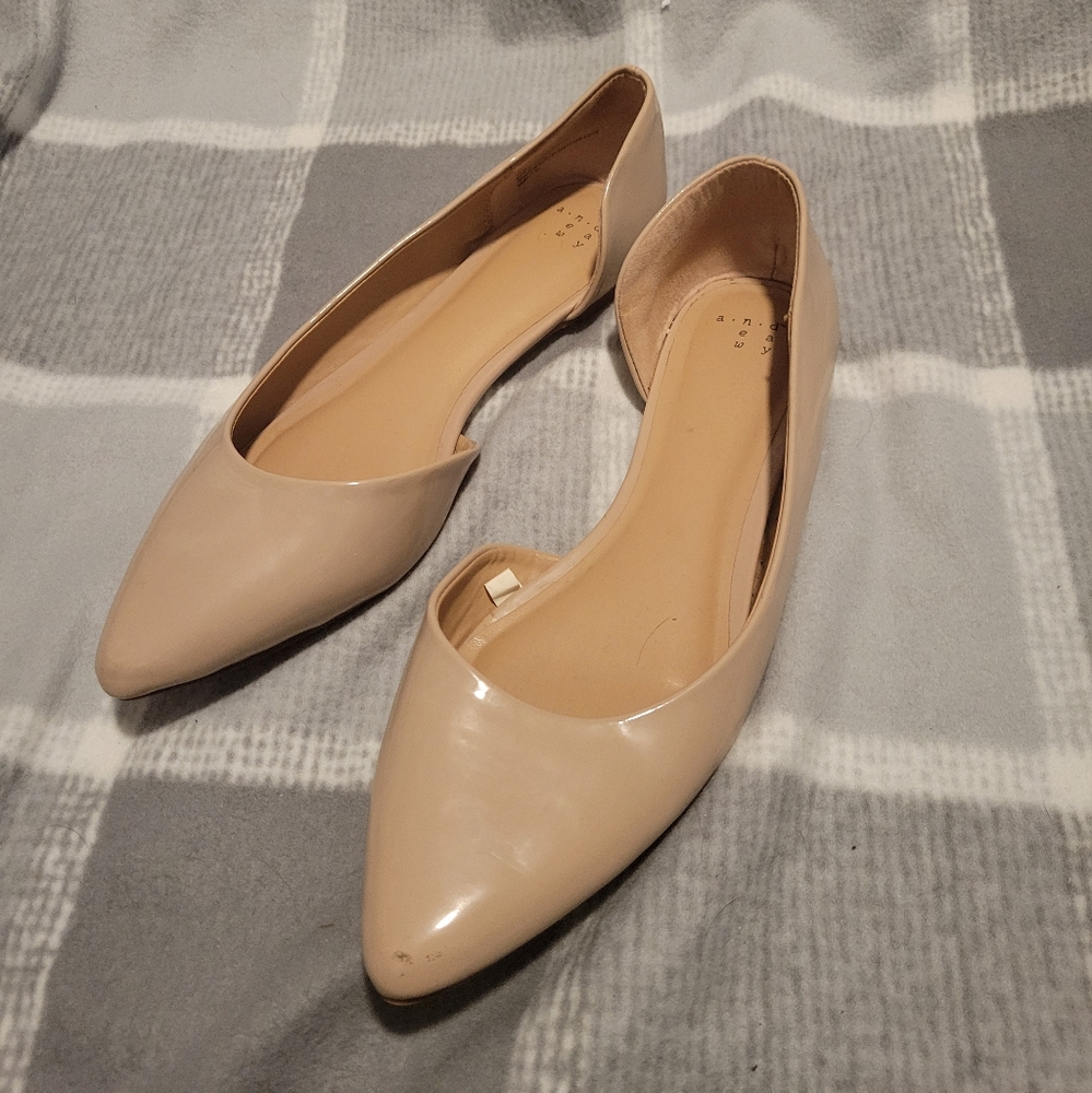 A New Day pink/nude flats | size 10